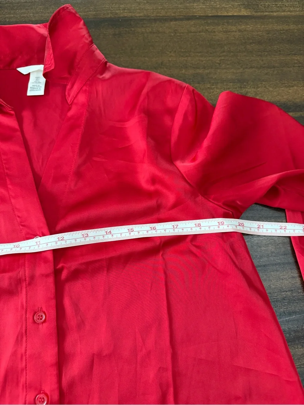 H&M polished smooth button